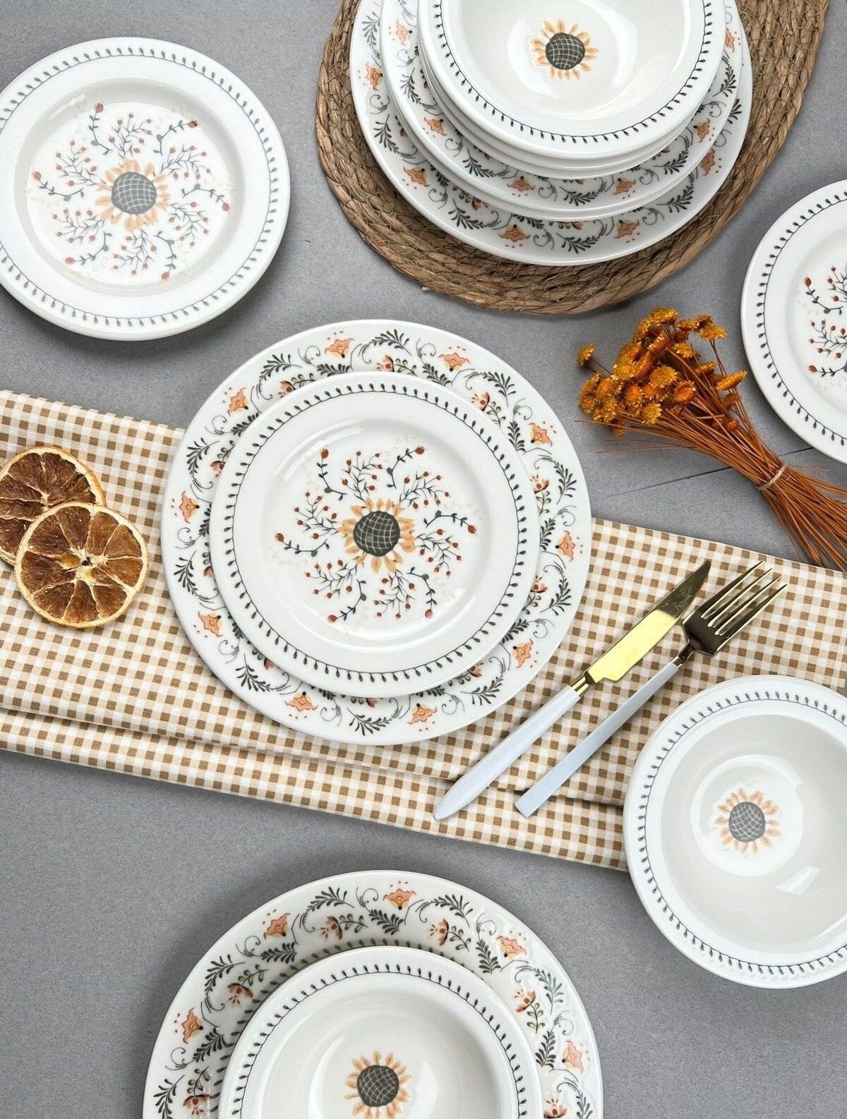 Set za večeru (24 komada) 185, Višebojni