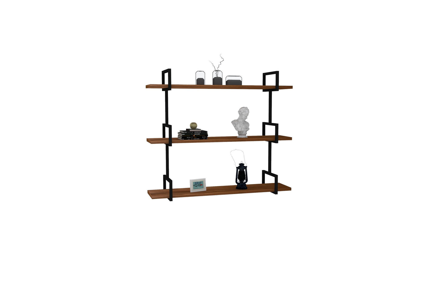 Polica zidna URAS, Uras - Walnut
