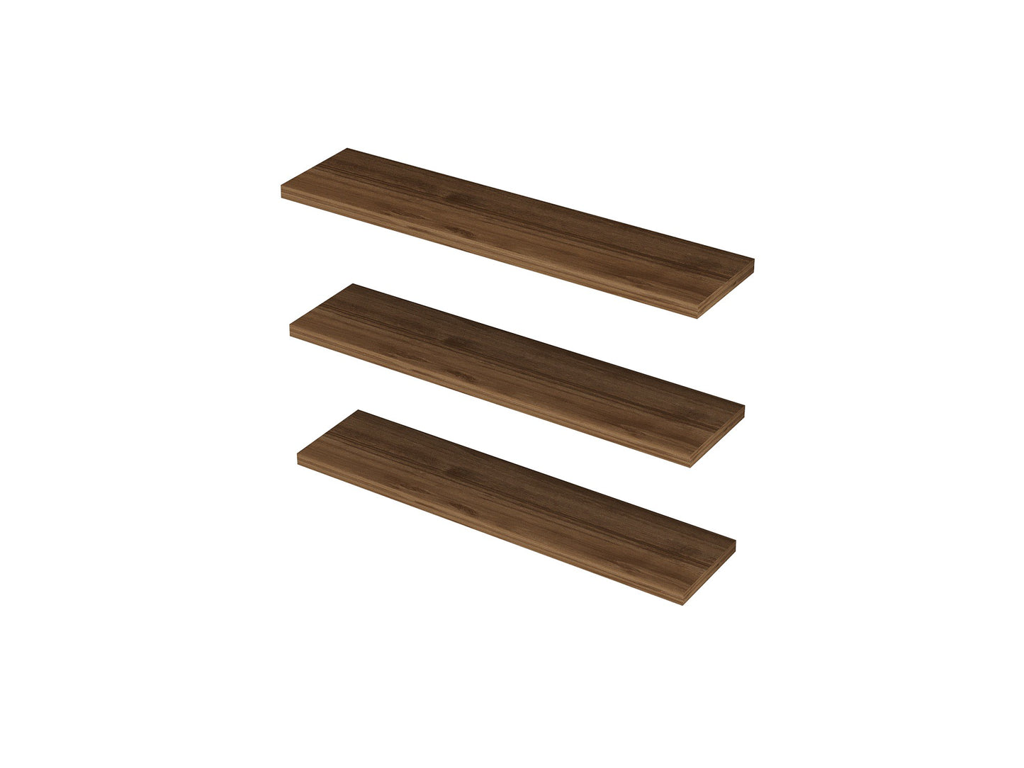Zidna polica, Boss - Walnut