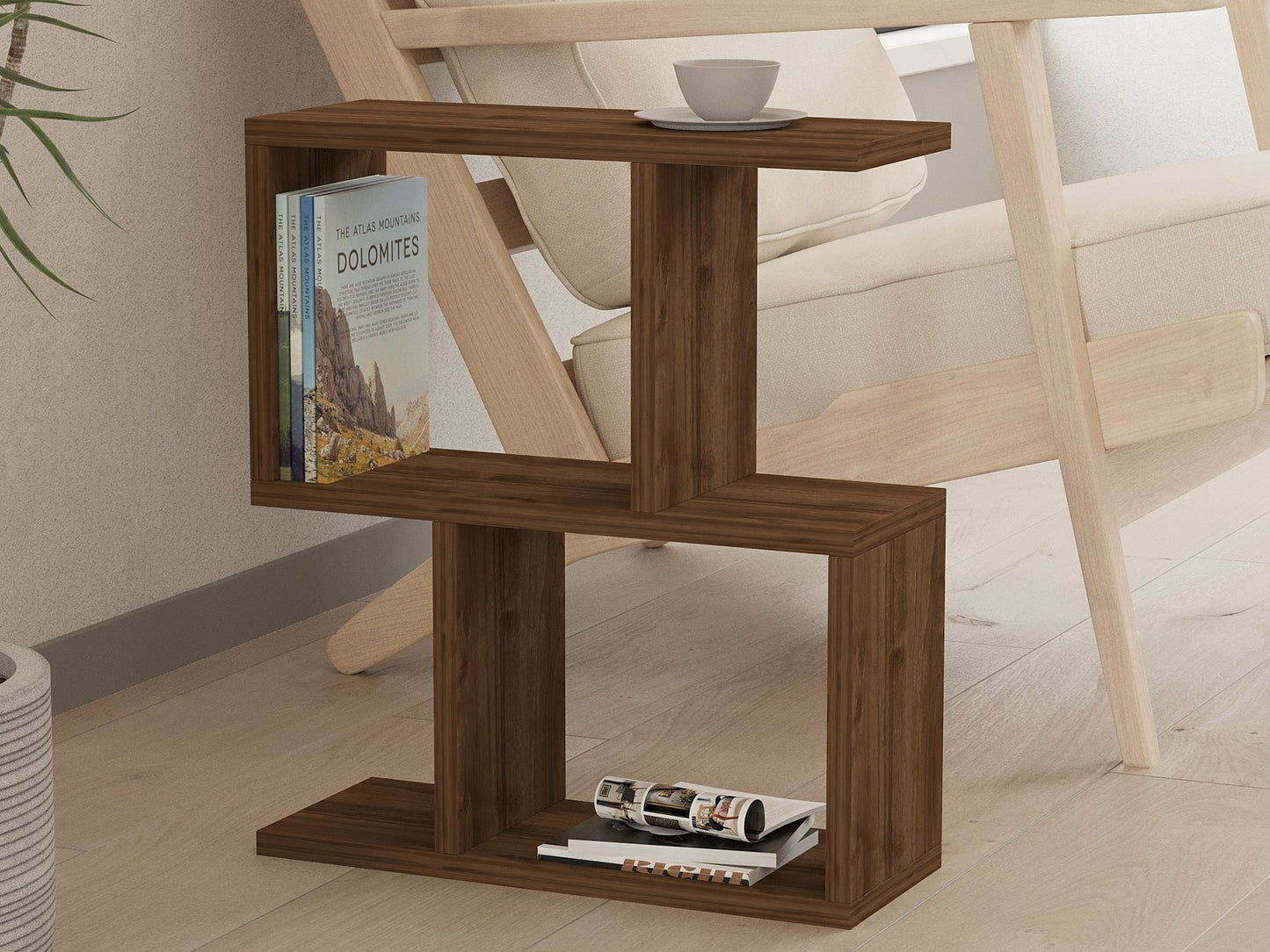 Bočni stol, Zet - Walnut