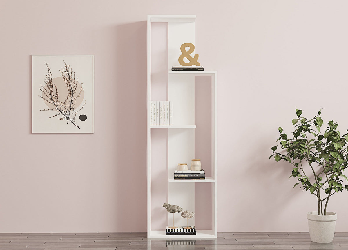 Polica za knjige, Wand - White