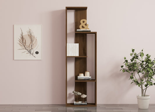 Polica za knjige, Wand - Walnut