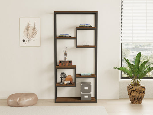 Polica EMINA, Emina - Walnut