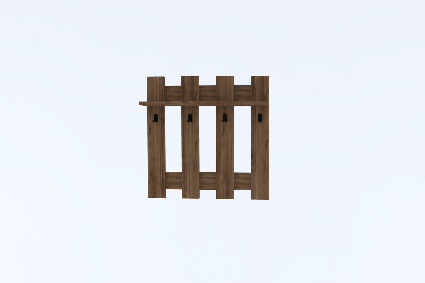 Zidna udica, Carina - Walnut