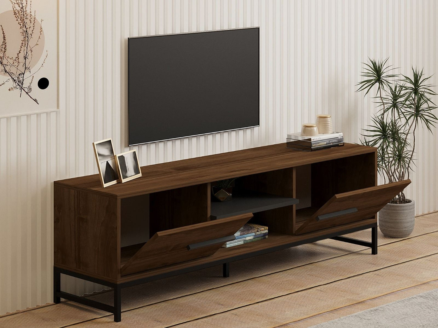 Stalak za televizor, Mono - Walnut