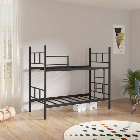 Krevet na kat Defne - crni 100x200