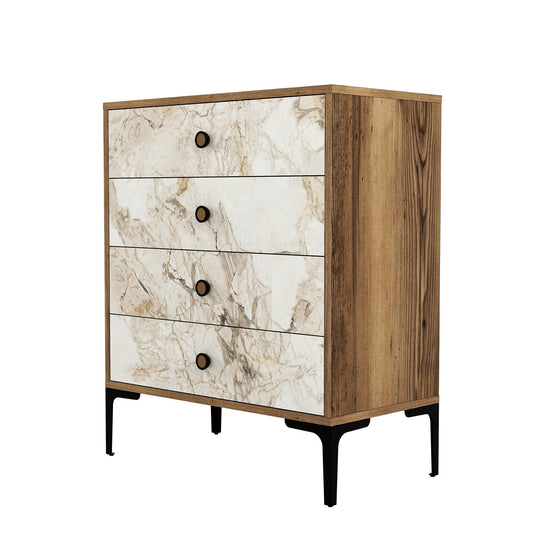 Ormar, Lizbon 538 - Walnut, White
