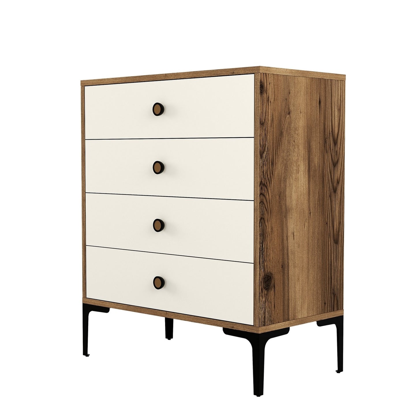 Ormar, Lizbon 540 - Walnut, Cream