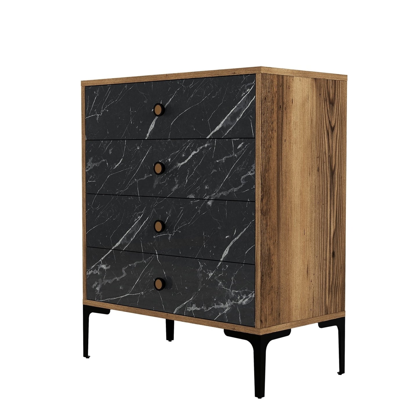 Ormar, Lizbon 541 - Walnut, Black