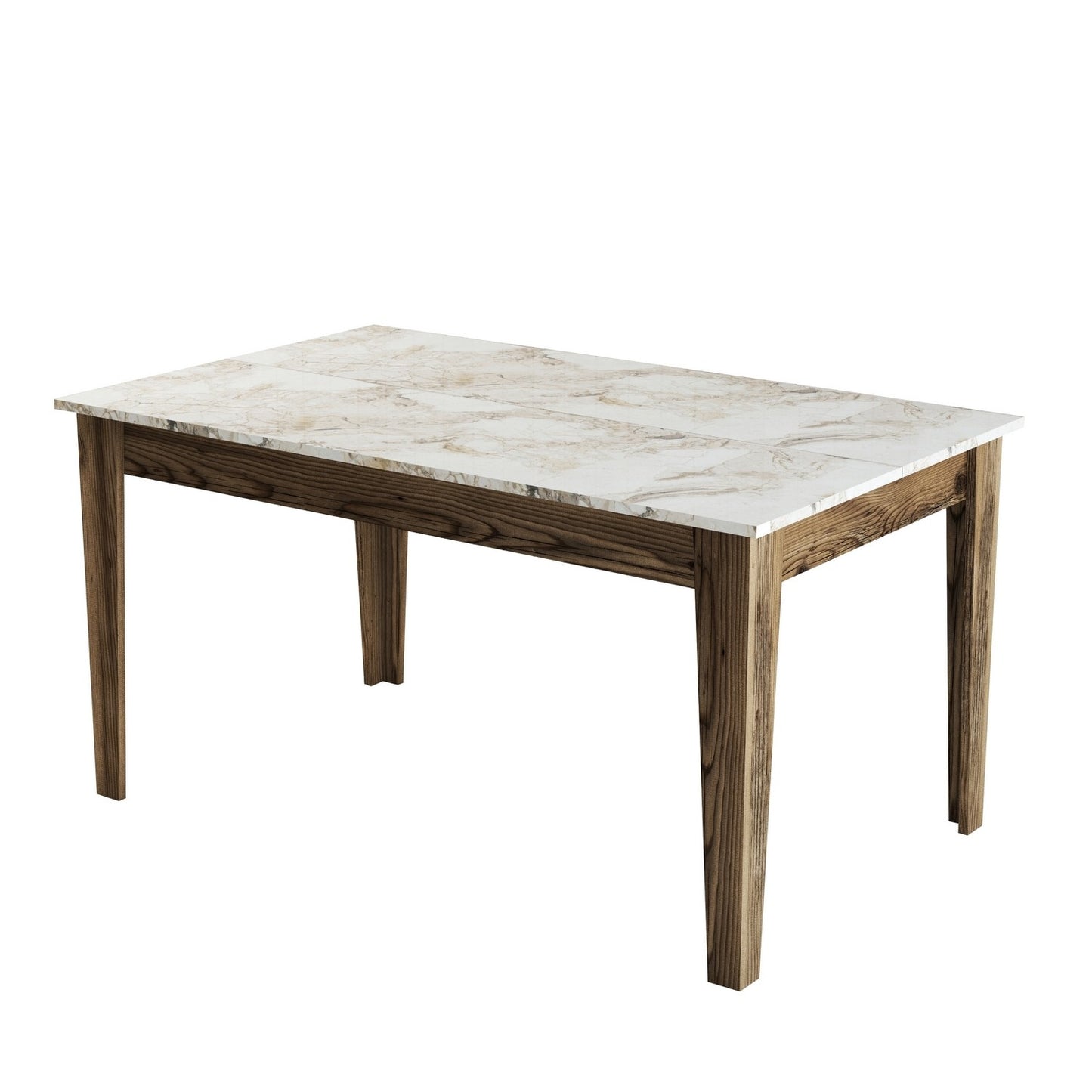 Blagovaonski stol, Milan 515 - Walnut, White