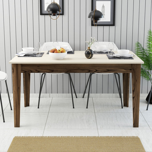 Blagovaonski stol, Milan 517 - Walnut, Cream