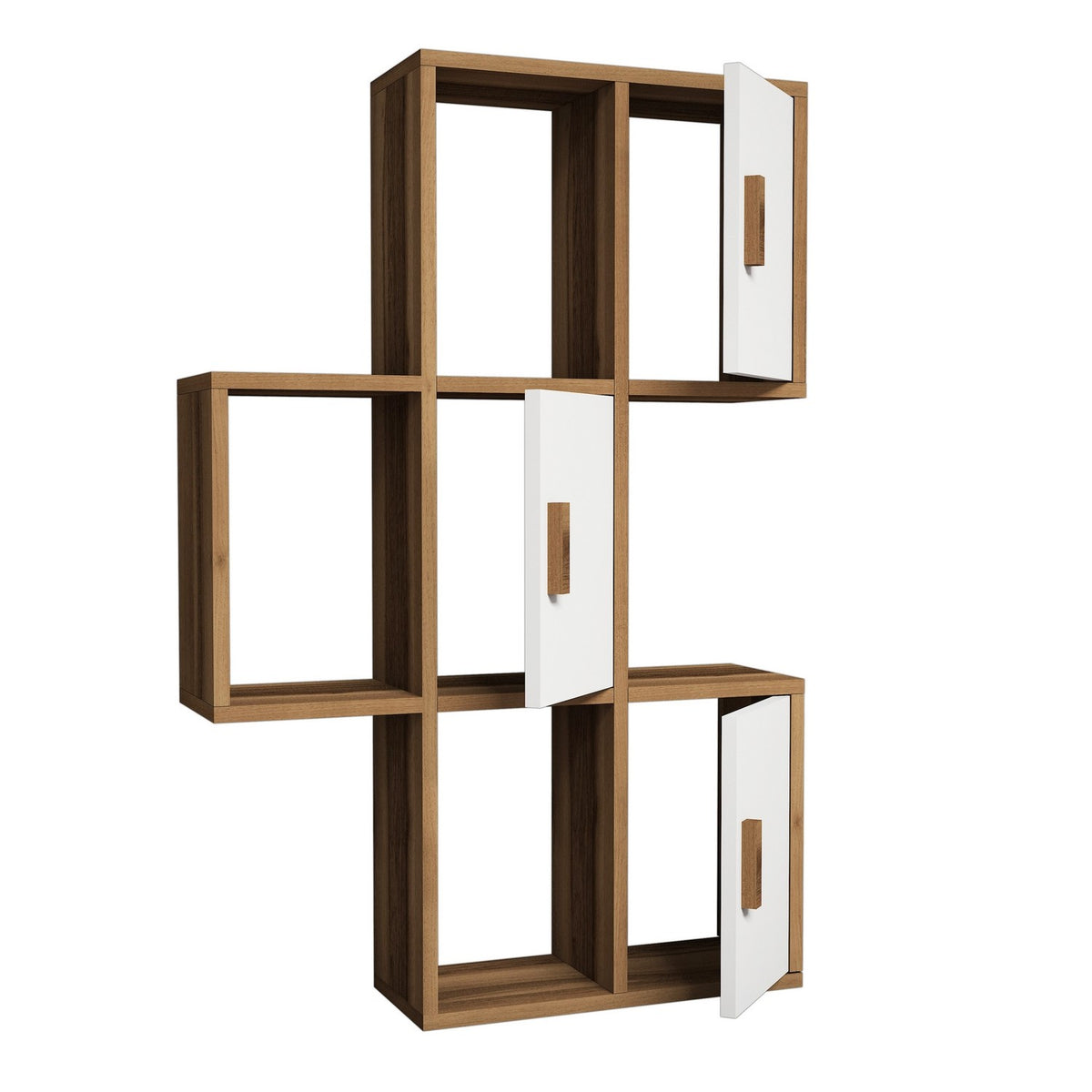 Zidna polica, Flora - Walnut, White