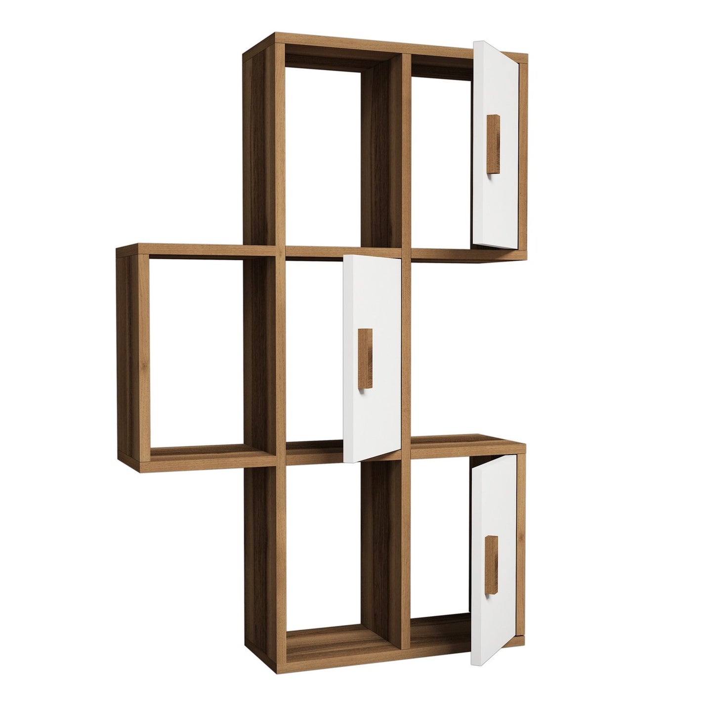 Zidna polica, Flora - Walnut, White
