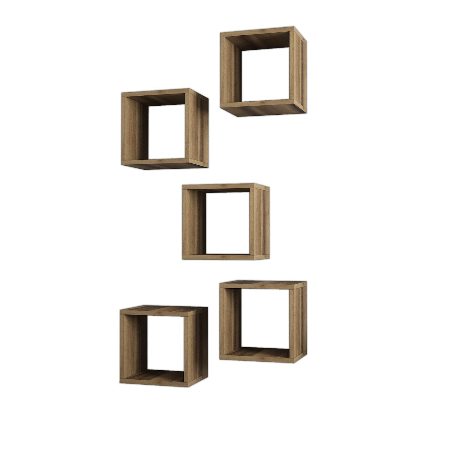 Zidna polica, Box - Walnut