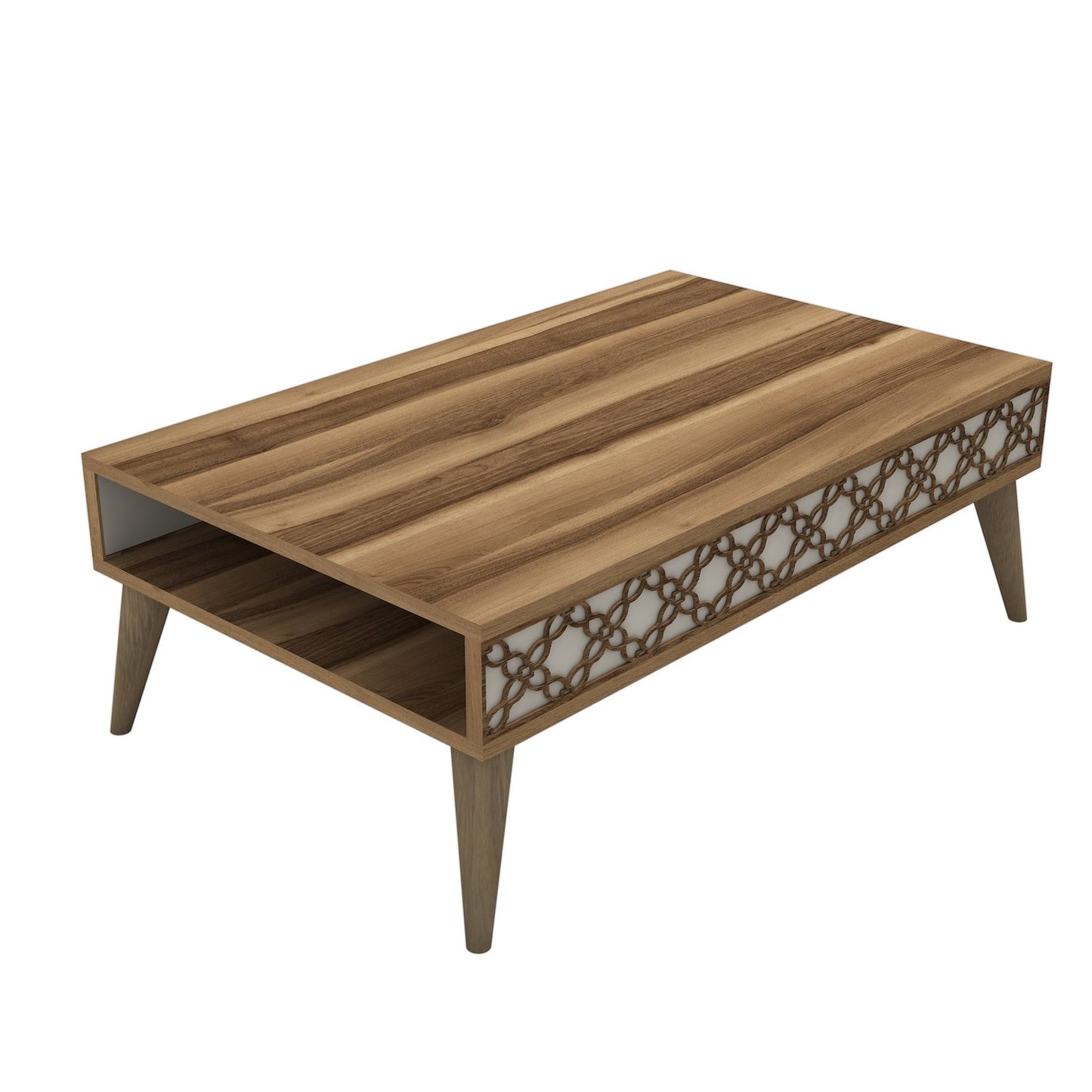 Stolić za kavu, City - Walnut, Cream
