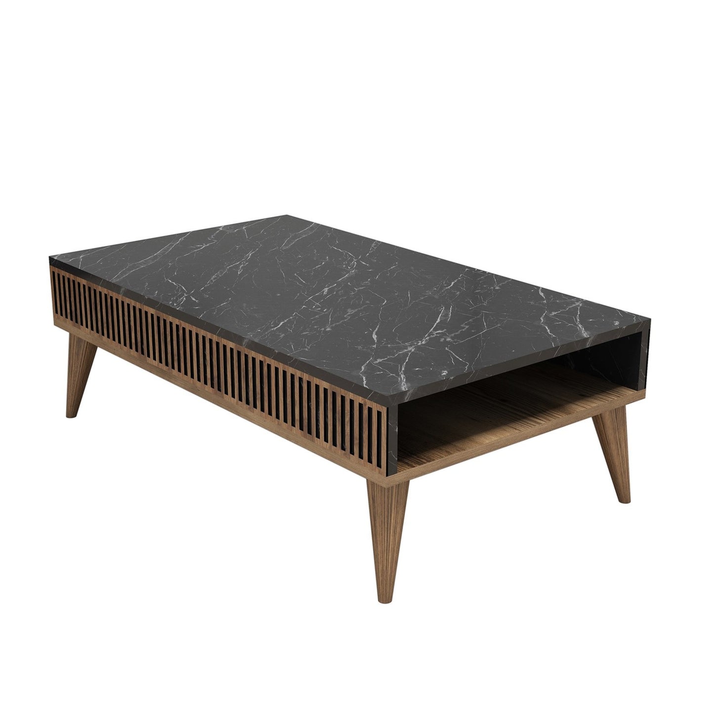 Stolić za kavu, Milan - Walnut, Black