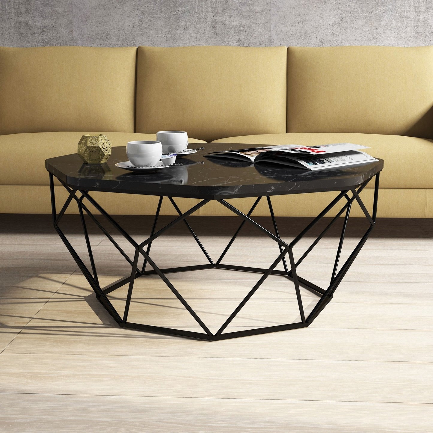 Stolić DIAMOND BLACK, Diamond - Black Marble