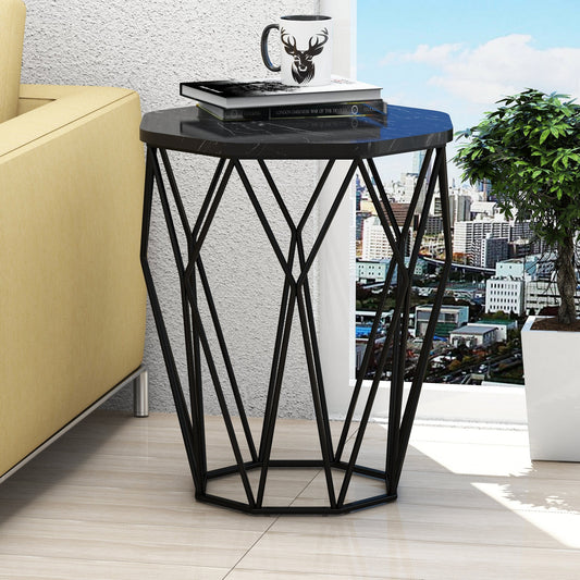 Bočni stol, Sofya - Black Marble