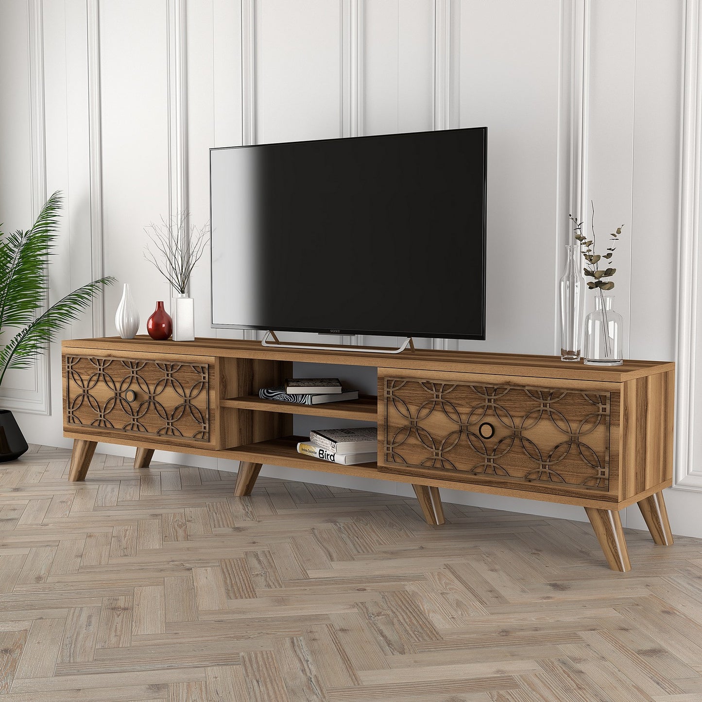 Stalak za televizor, Class - Walnut