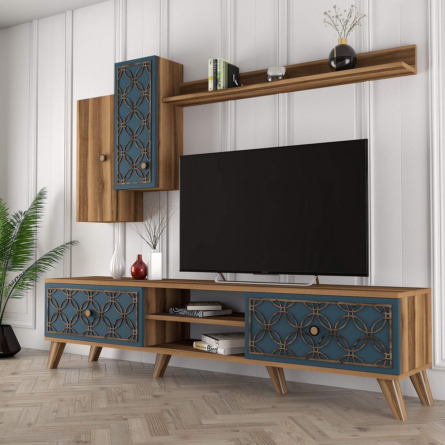 TV jedinica, Class S - Walnut, Chalcedony