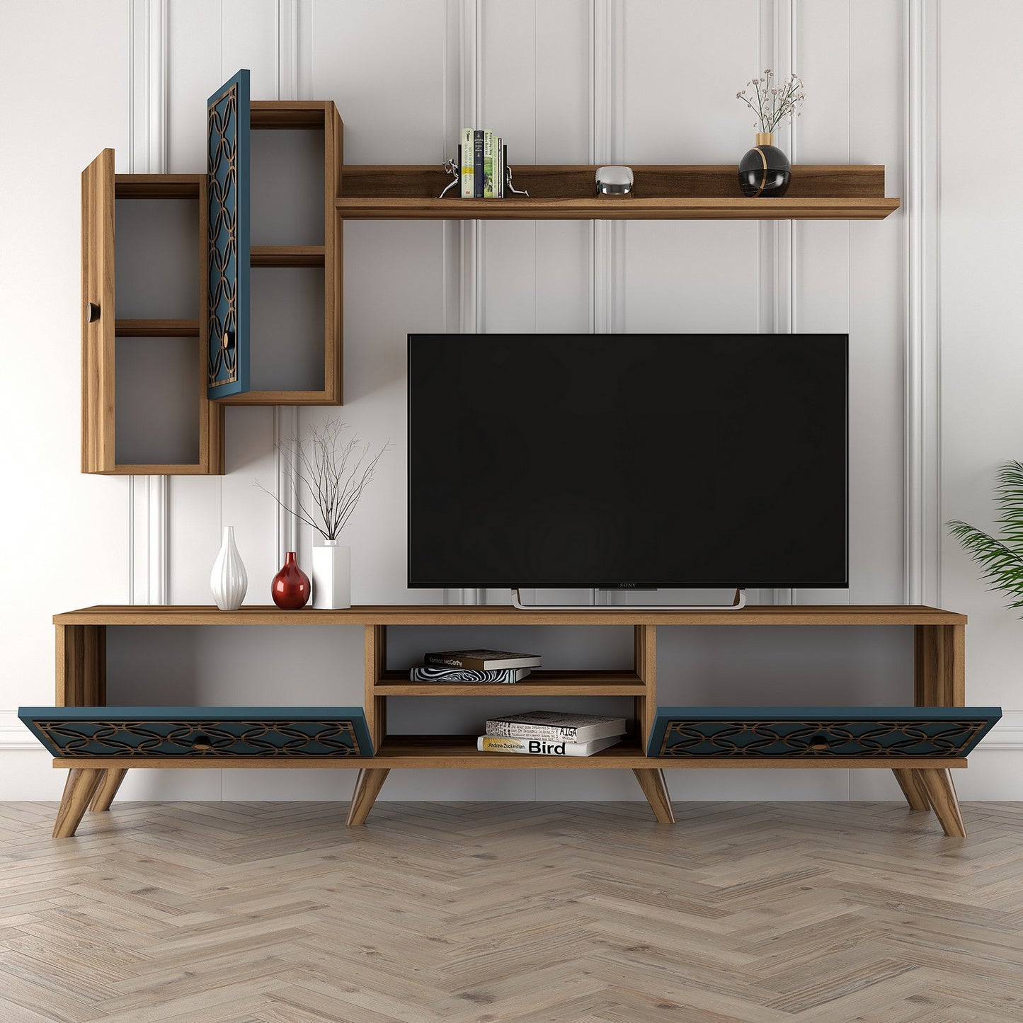 TV jedinica, Class S - Walnut, Chalcedony