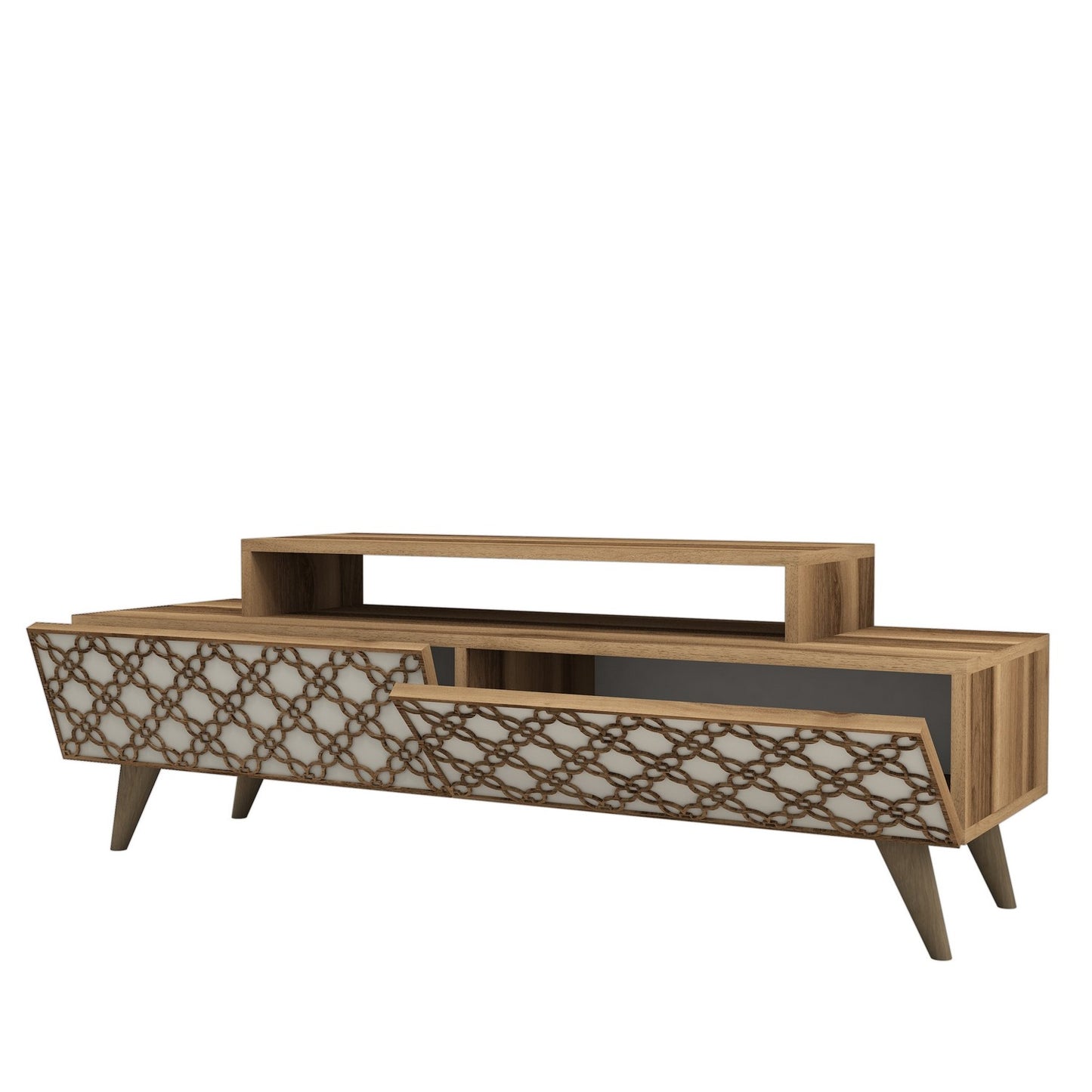 Stalak za televizor, City - Walnut, Cream