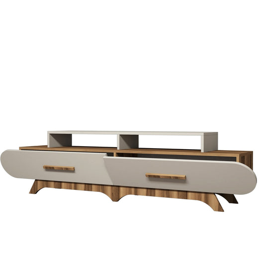 Stalak za televizor, Flora - Walnut, Cream