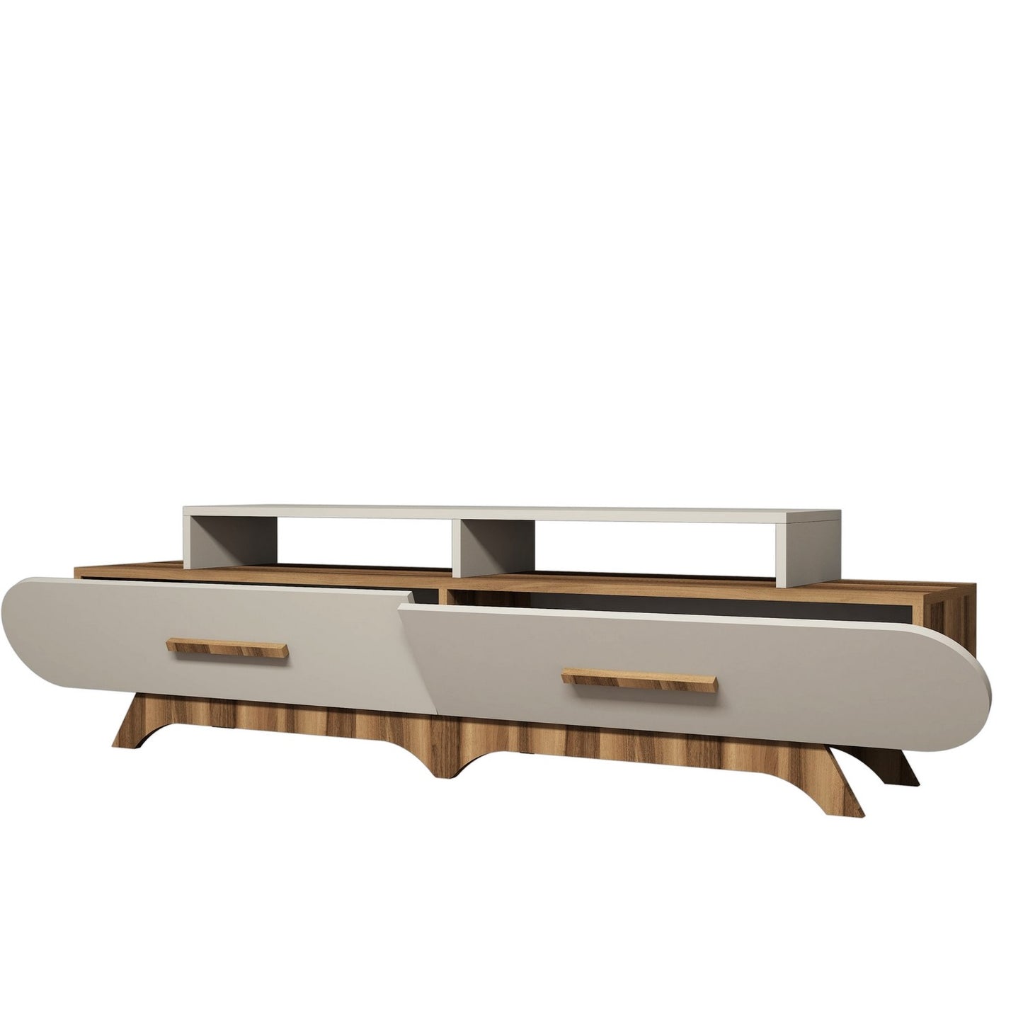 Stalak za televizor, Flora - Walnut, Cream