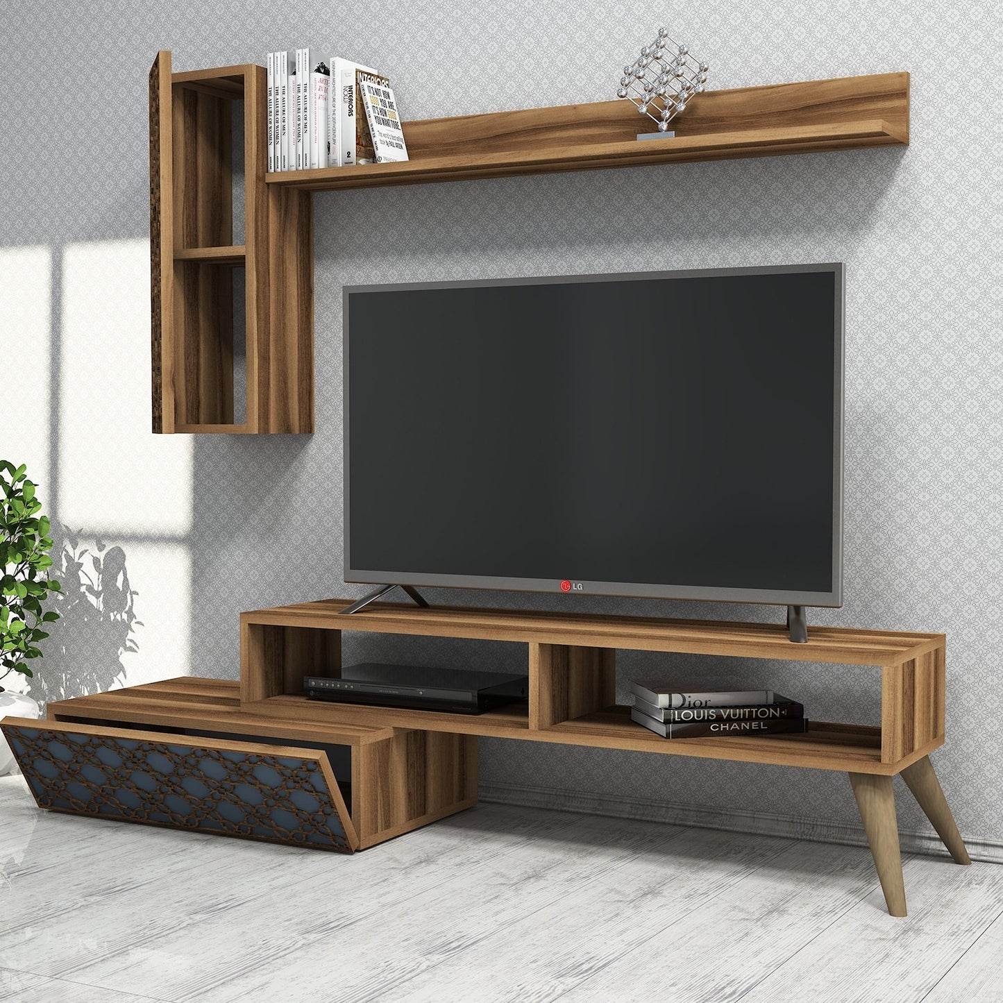 TV jedinica, Planet - Walnut, Chalcedony