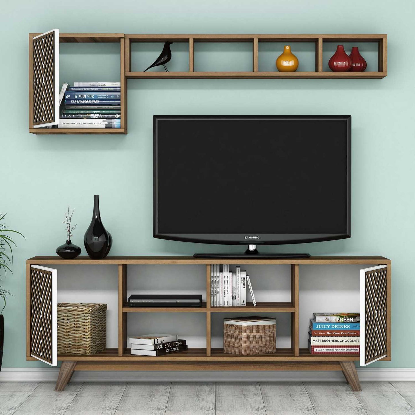 TV jedinica, İnci - Walnut, White