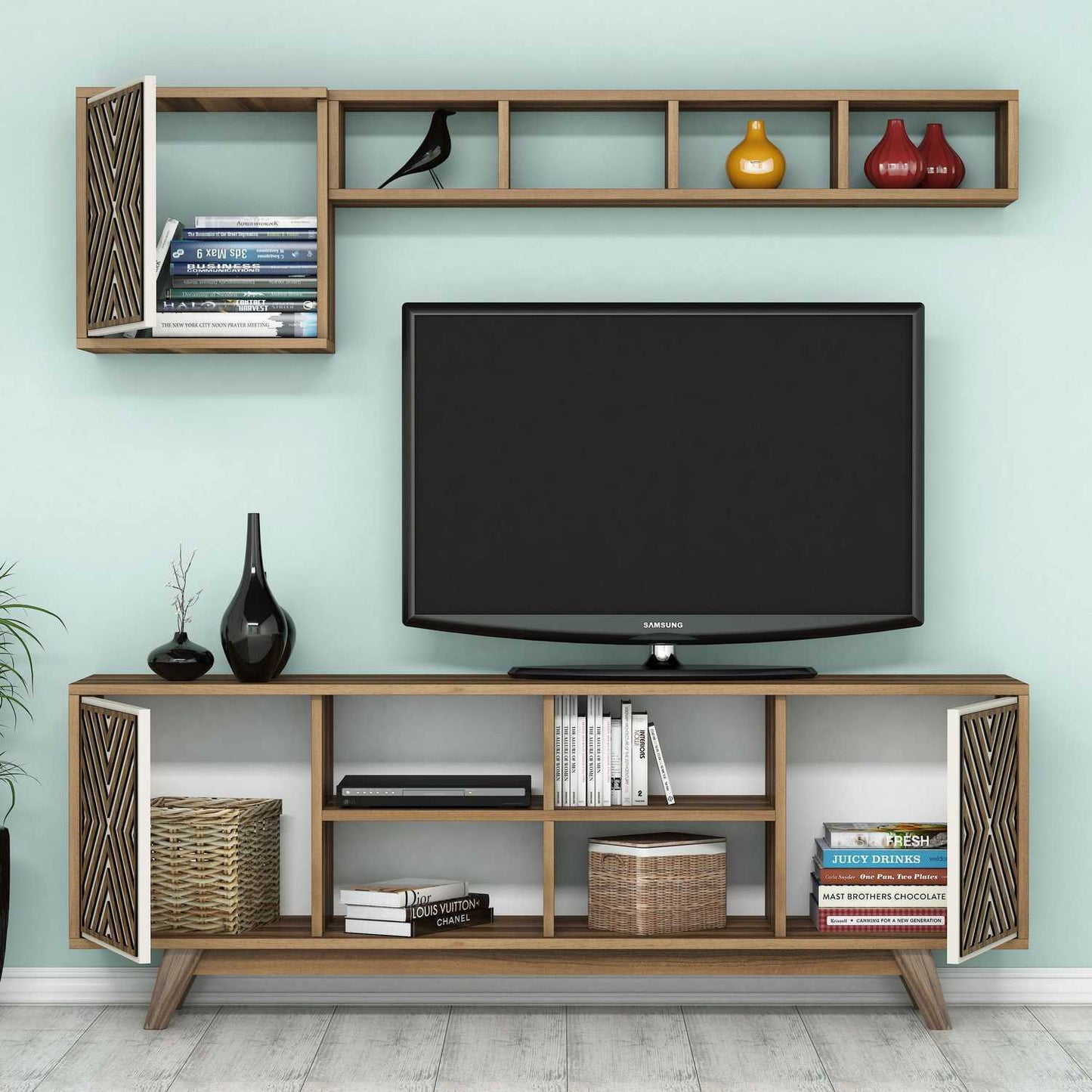 TV jedinica, İnci - Walnut, Cream