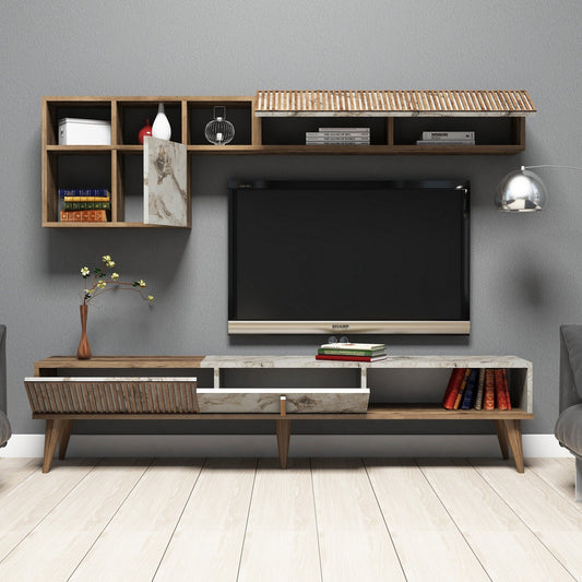 Regal MILAN WALNUT, Milan - Walnut, White