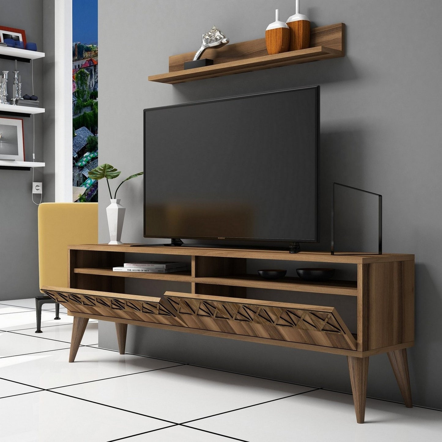 TV jedinica, Line - Walnut