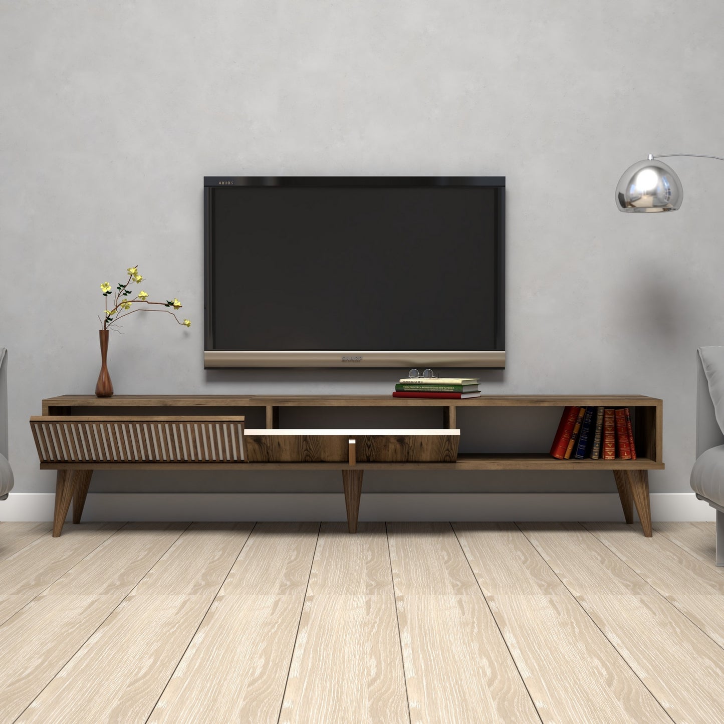 Stalak za televizor, Milan - Walnut