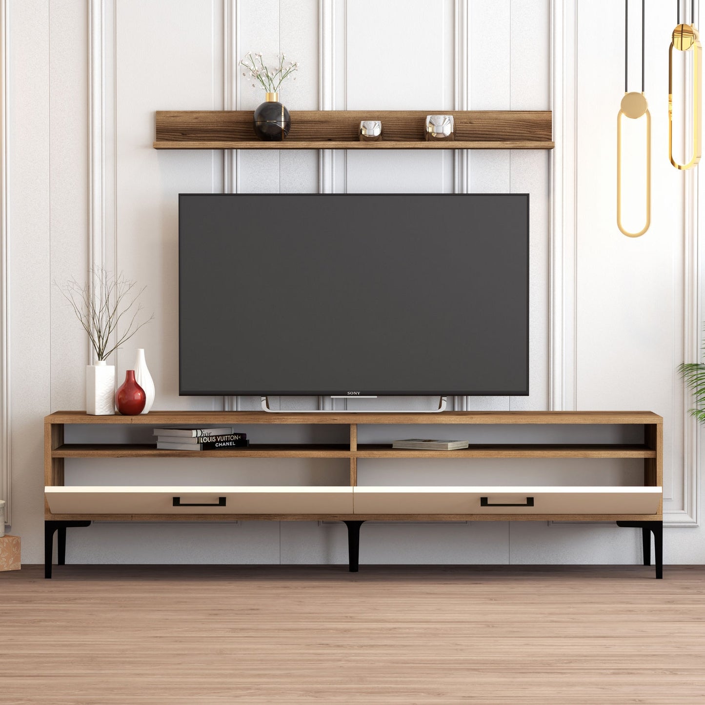 TV jedinica, Istanbul - Walnut, Cream