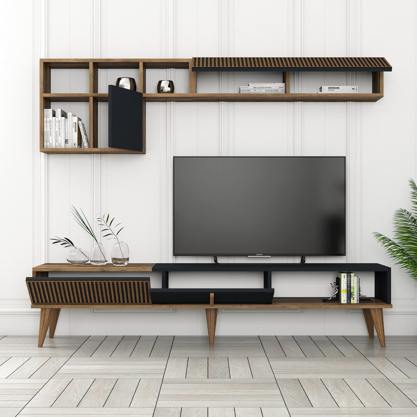 TV jedinica, Milan TV - Walnut, Anthracite