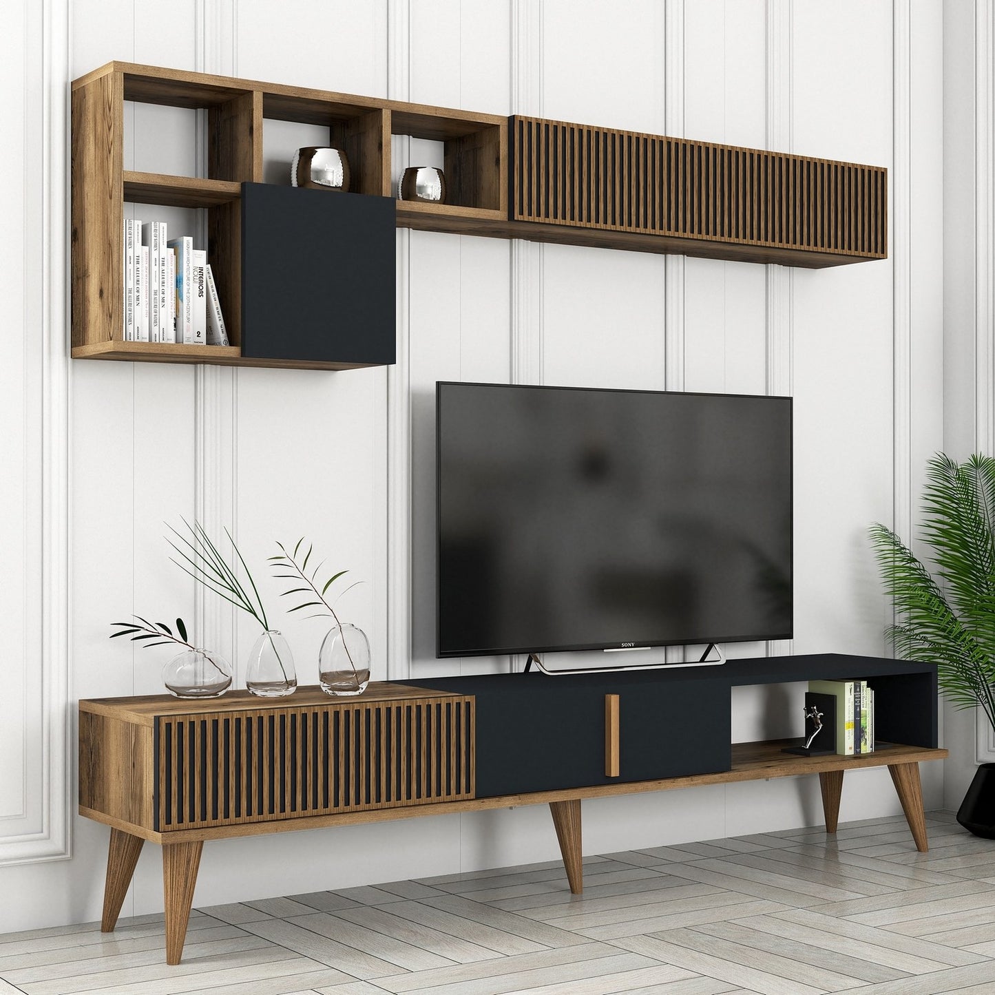 TV jedinica, Milan TV - Walnut, Anthracite