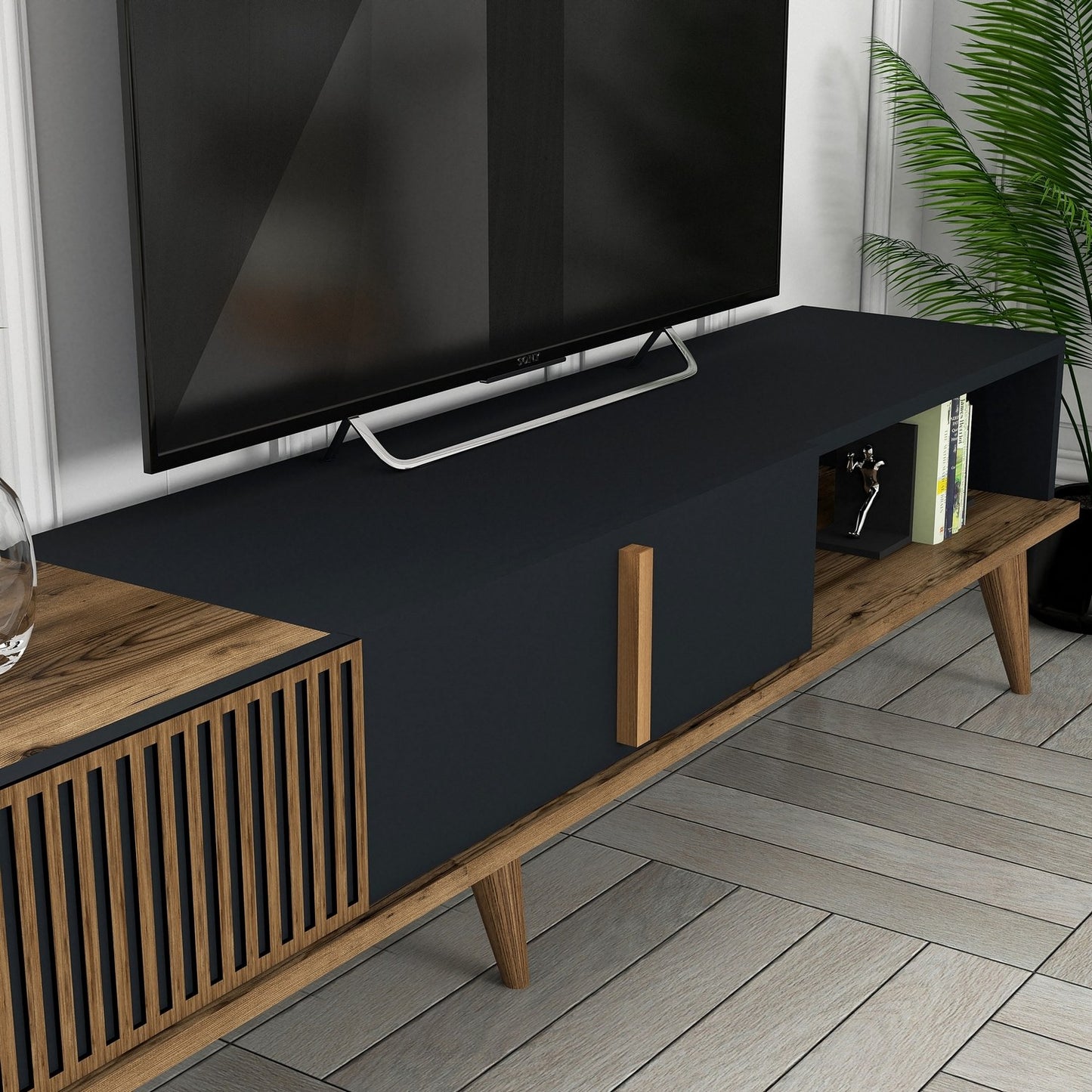 TV jedinica, Milan TV - Walnut, Anthracite