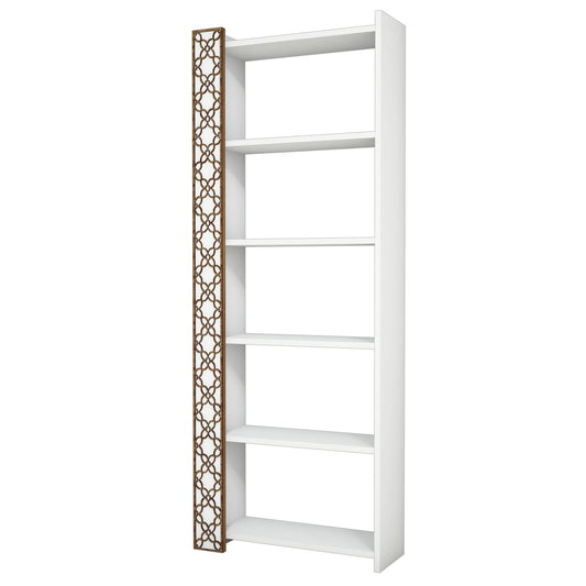 Polica za knjige, City - White