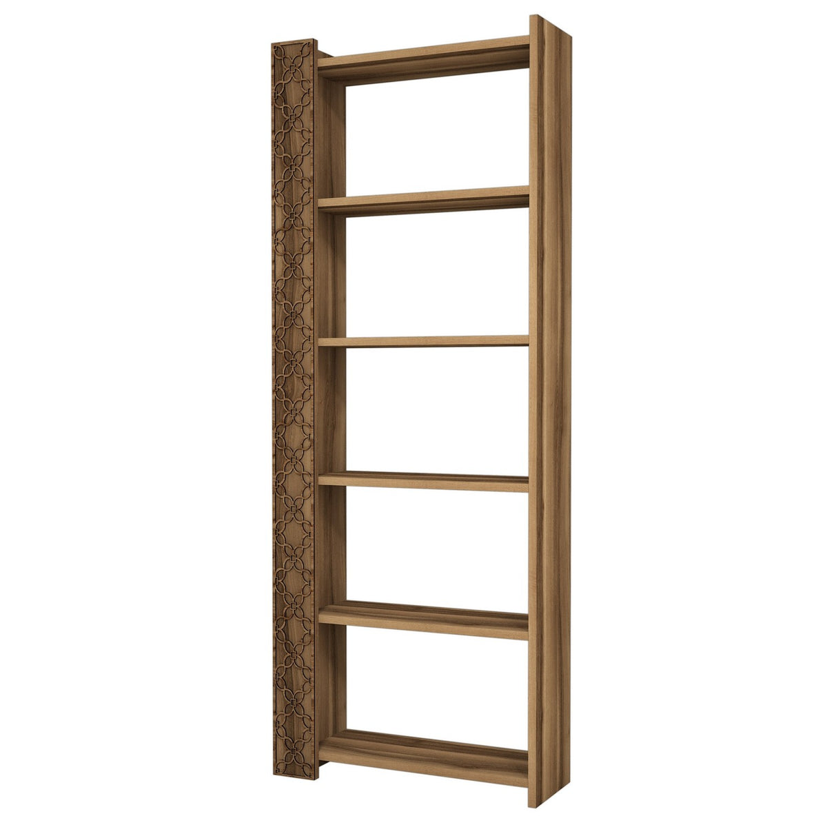 Polica za knjige, City - Walnut, Walnut