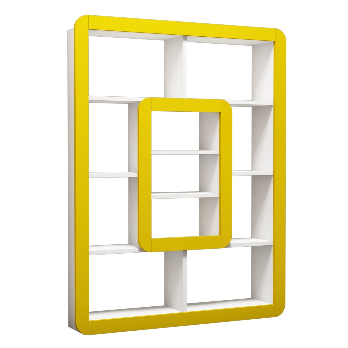 Polica za knjige, Orkide - White, Yellow