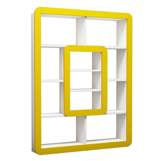 Polica za knjige, Orkide - White, Yellow
