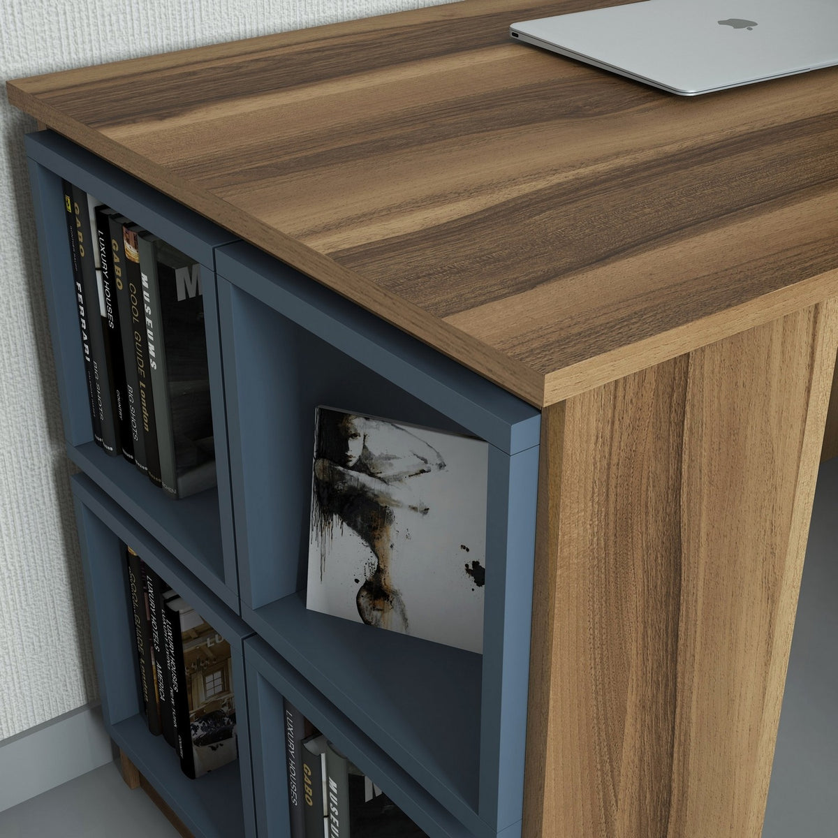 Studijski stol, Box - Orah, Haledon