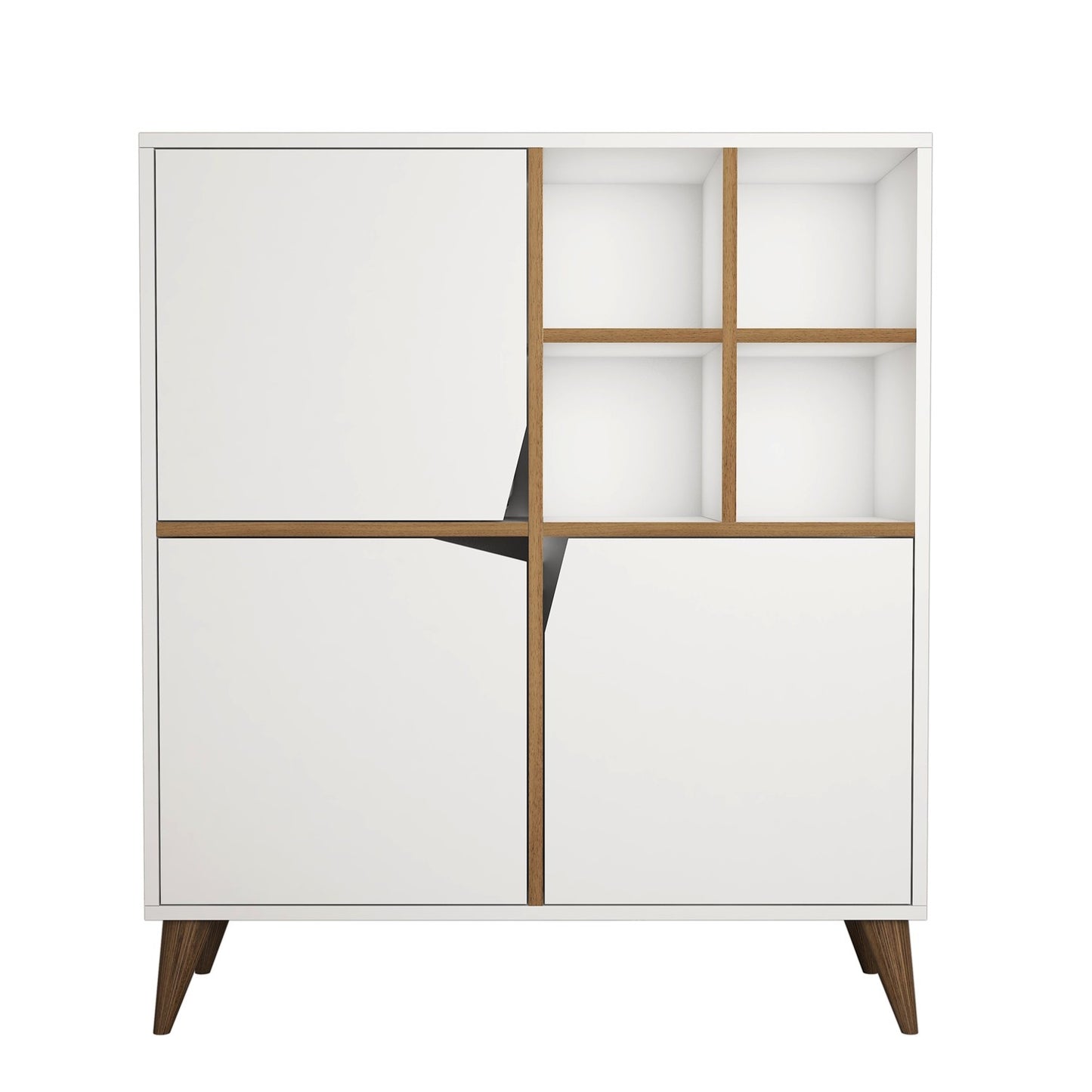 Komoda s više namjena, Pulse - White, Walnut