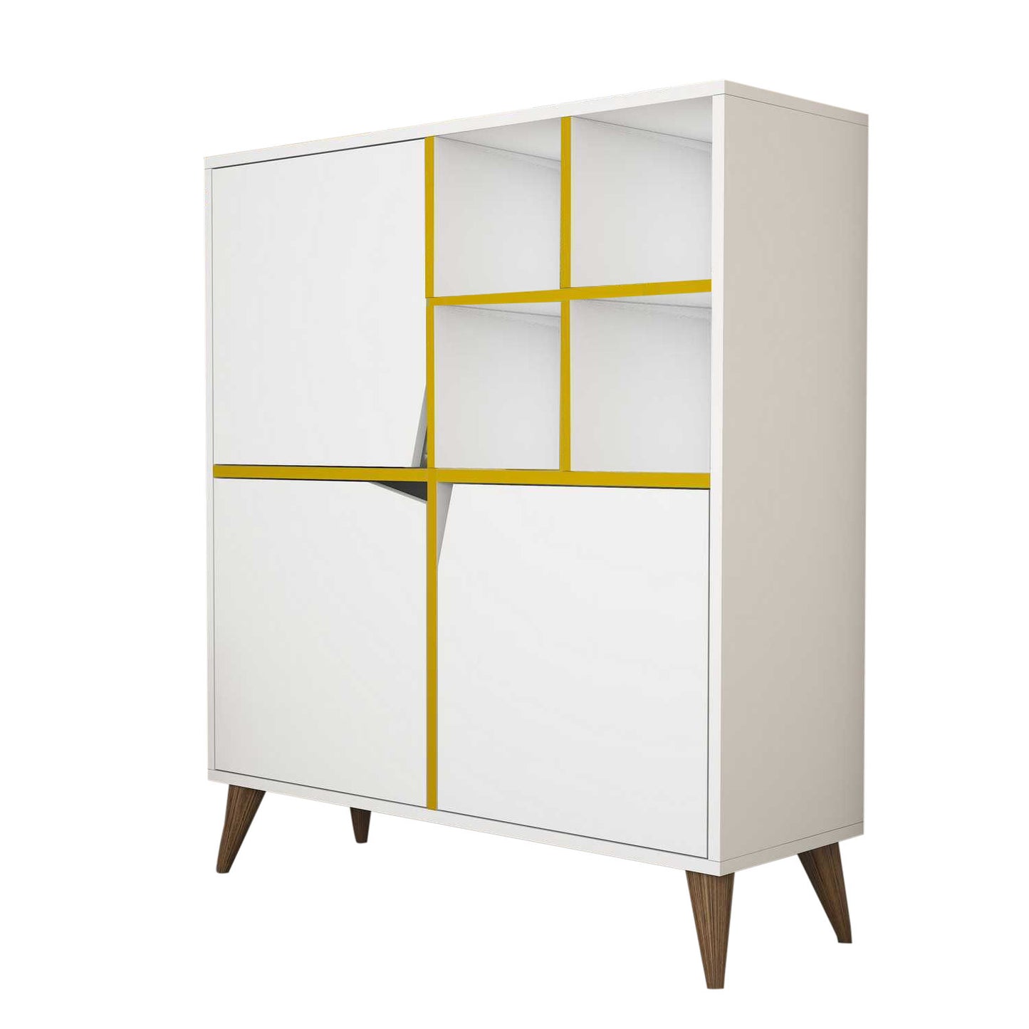 Komoda s više namjena, Pulse - White, Yellow
