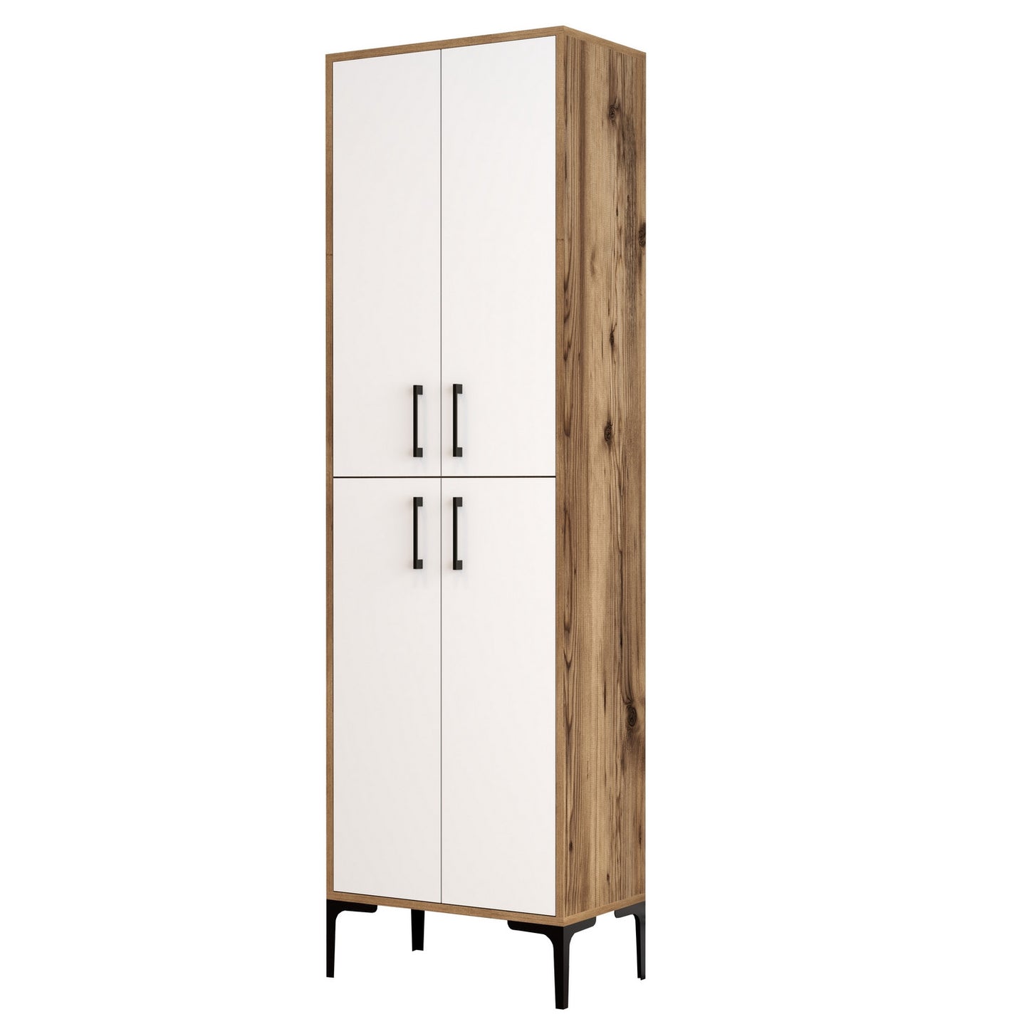 Komoda s više namjena, Berlin A - Walnut, White