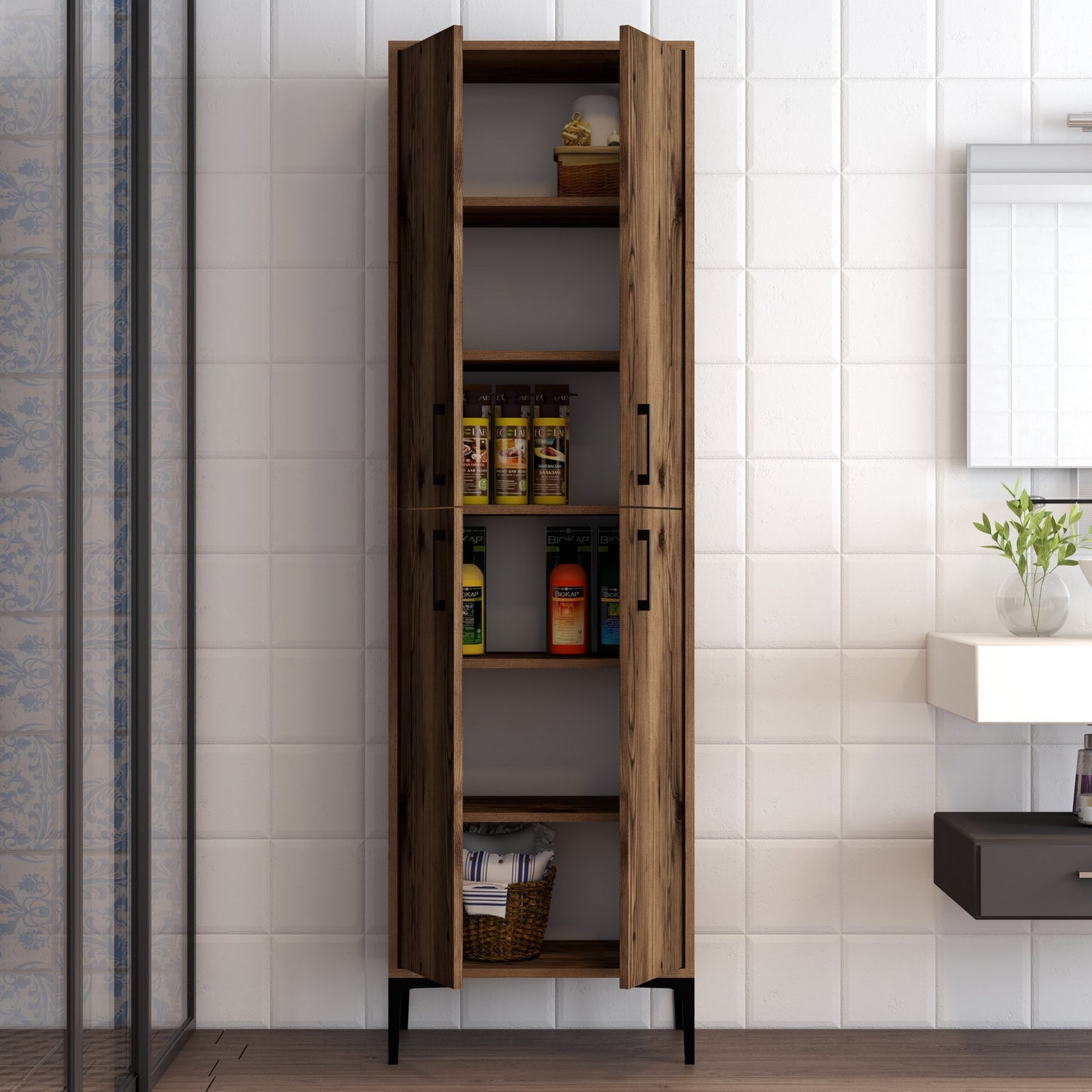 Komoda s više namjena, Berlin A - Walnut