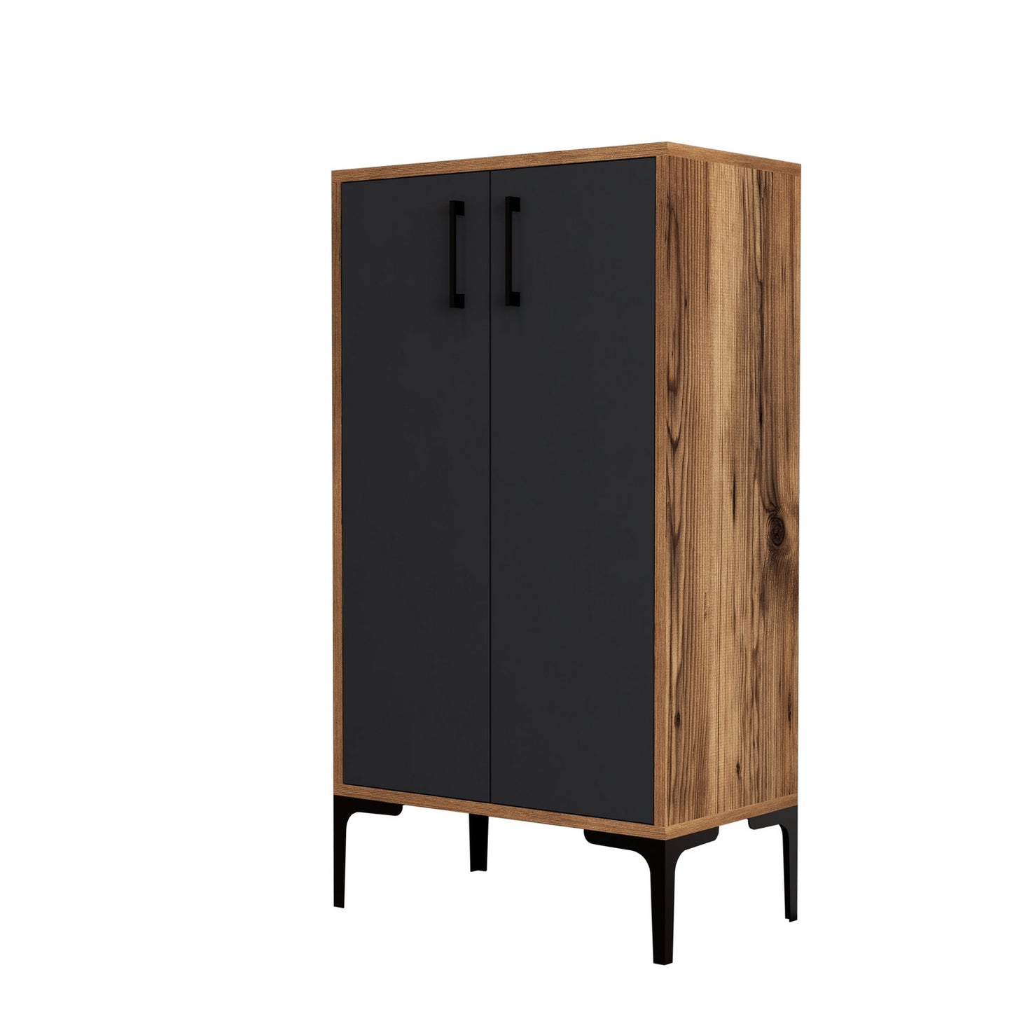 Ormar za cipele, Prag - Walnut, Anthracite