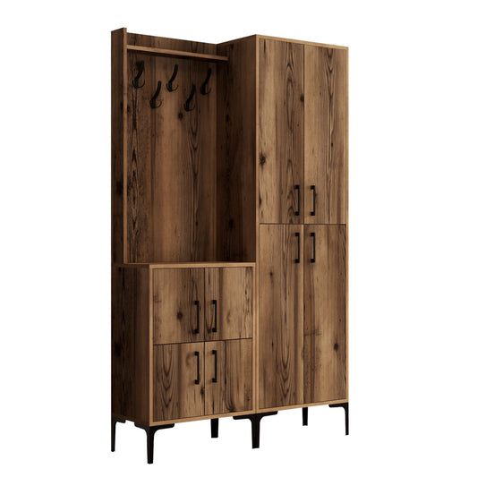 Ormar za predsoblje, Berlin BA - Walnut