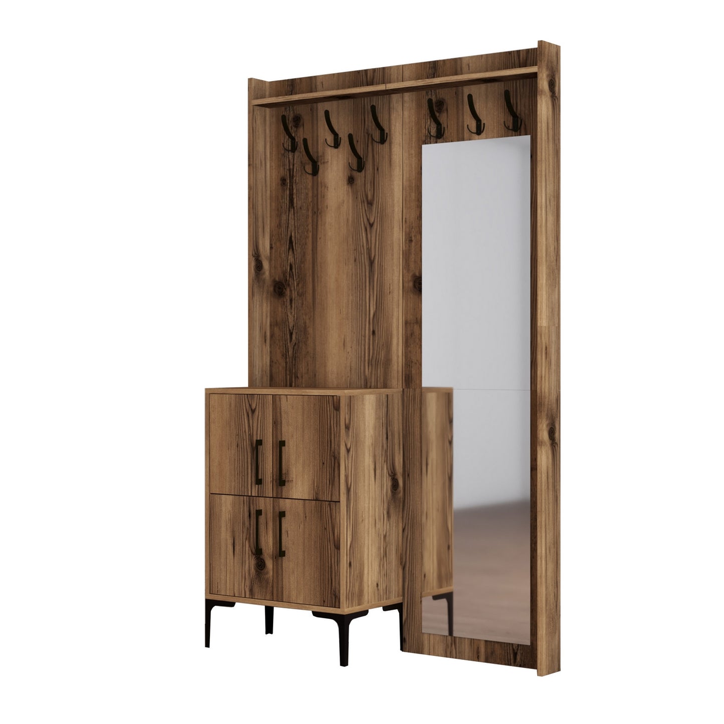 Ormar za predsoblje, Berlin BC - Walnut